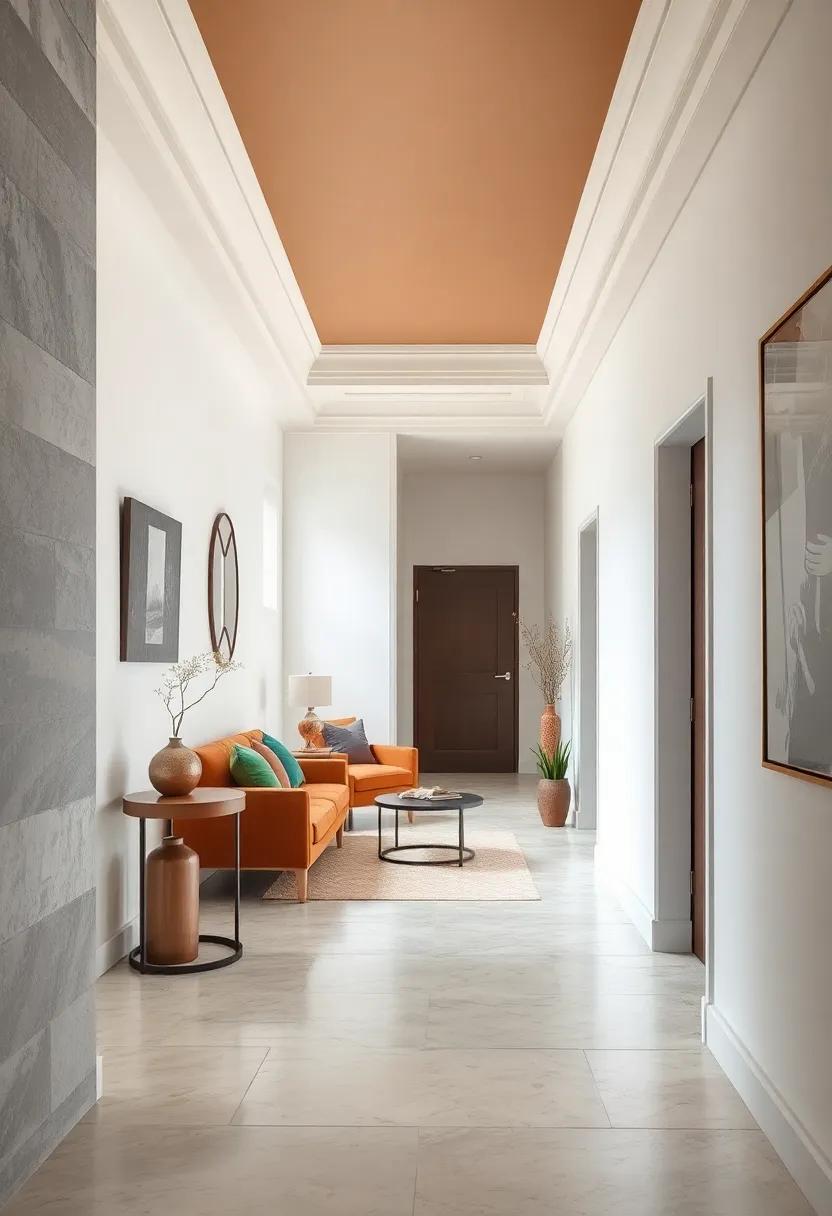Integrating Subtle Ceiling Treatments Like Molding and Paint to Add Height and Architectural Detail