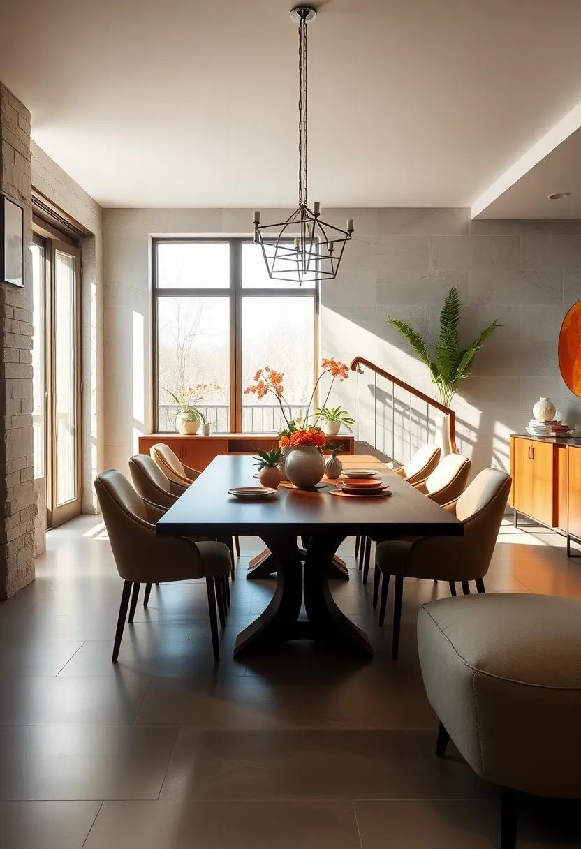 Neutral Tones and Natural Materials Brought to Life by the Abundant Daylight Filling Contemporary Dining Interiors