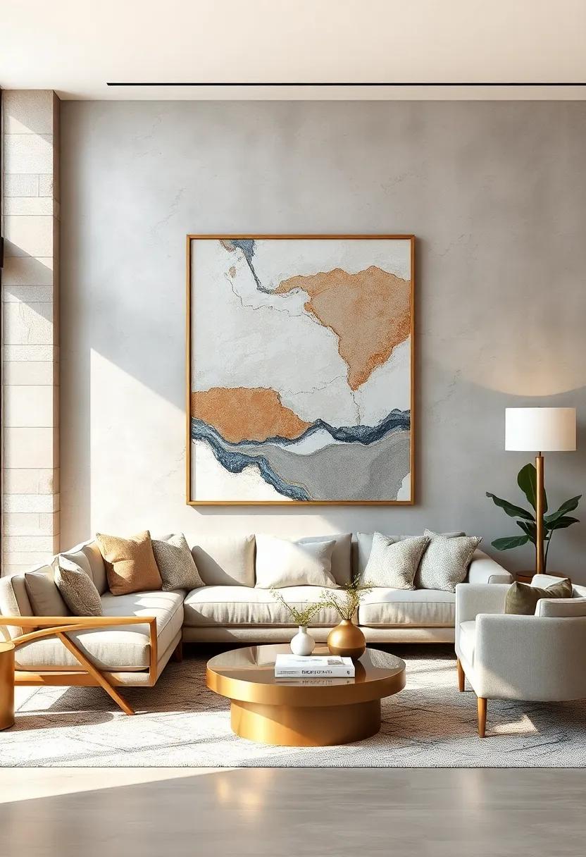 The Harmony of Cool Grays and Warm Taupes in Contemporary Abstract Wall Art