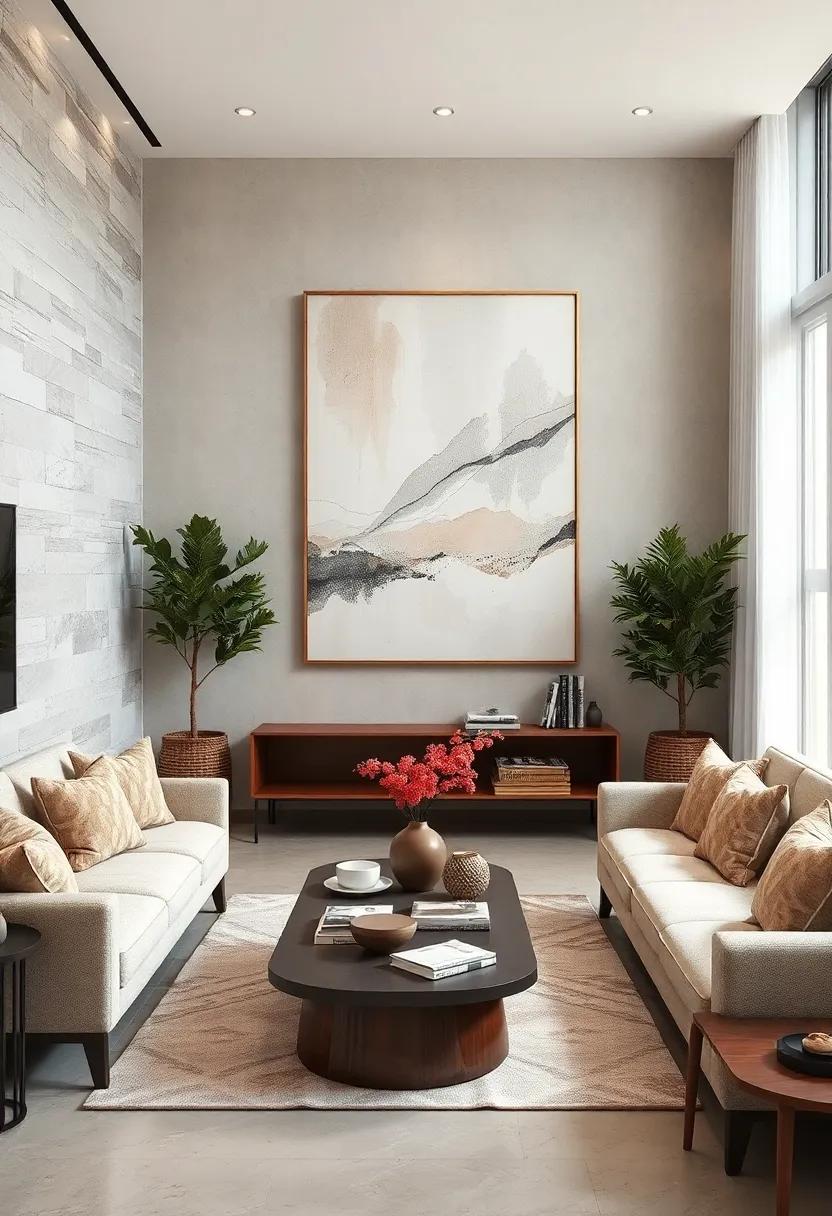 Delicate Brushstrokes Creating Whispering Patterns in Neutral Color Palettes