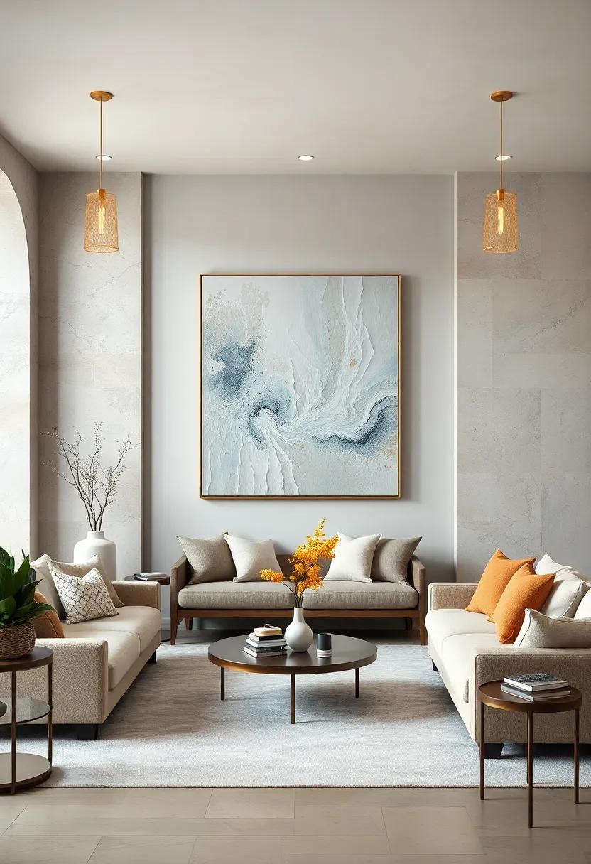 The Textural Illusion of Linen and Canvas in Neutral Abstract Wall Art