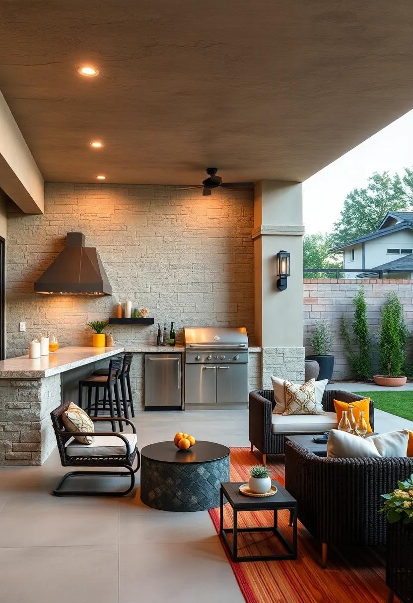 Integrated⁢ Sound System: Set the mood with‌ an integrated outdoor sound system that allows you to enjoy music or podcasts while cooking