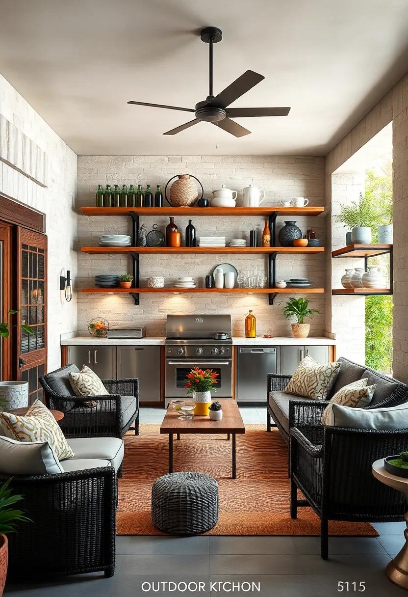 Crafting Customizable Modular Shelving To Display Outdoor Kitchenware With Elegance And Utility