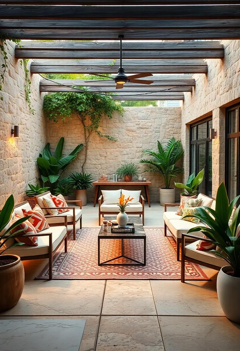 Curated Mix of Vintage and Modern Pieces Crafting Eclectic Outdoor Narratives