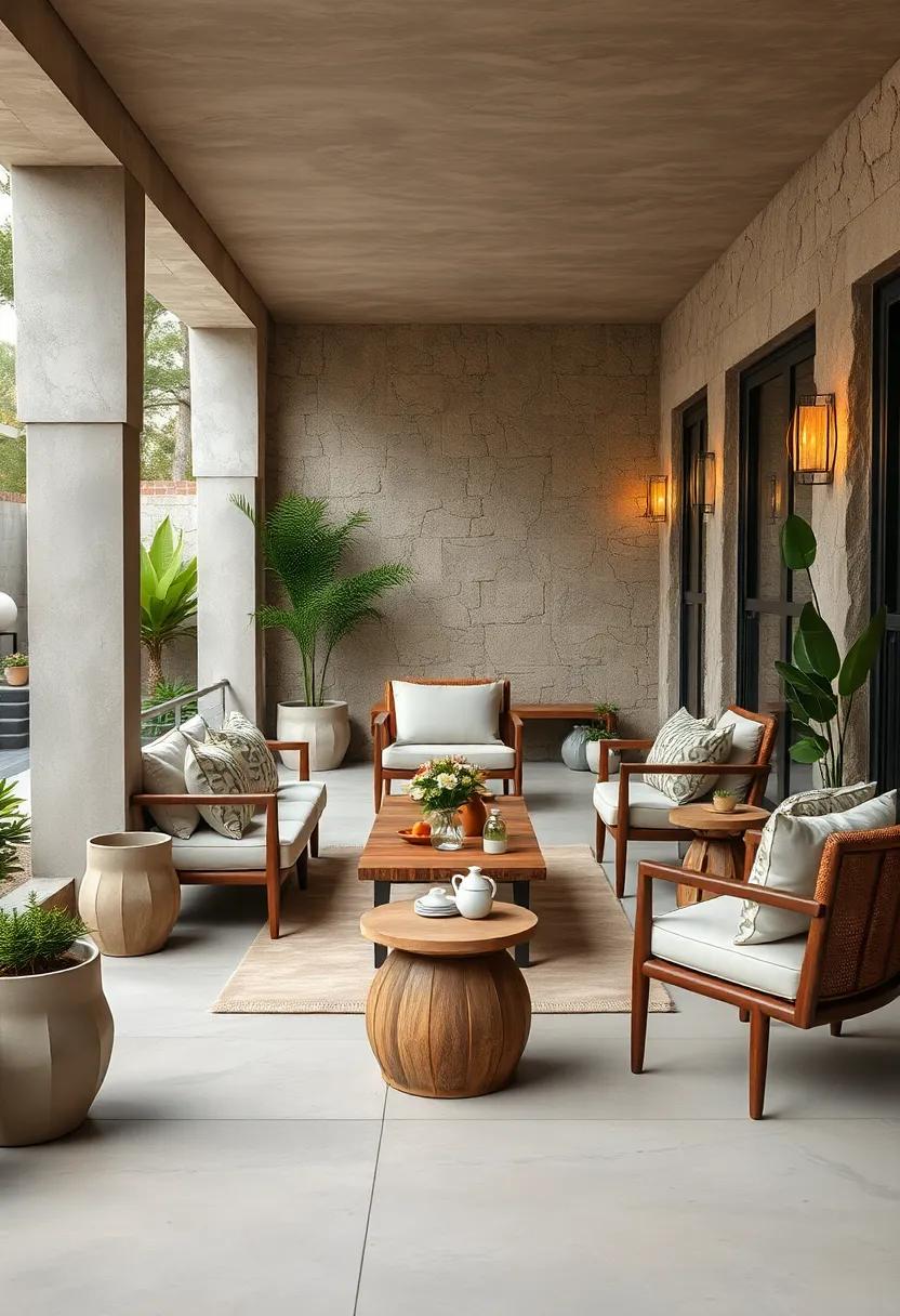 Embracing Earth Tones in Modern Furniture to Complement Natural Garden Elements