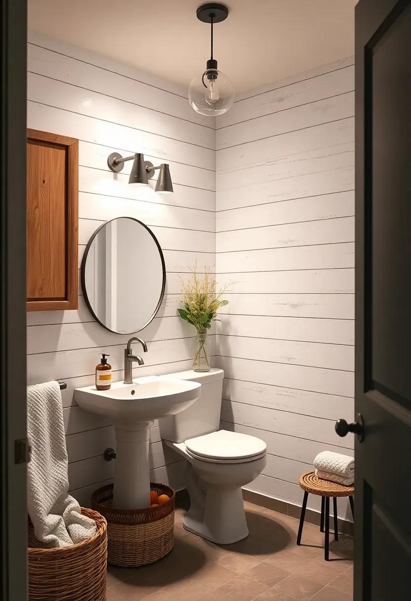 Farmhouse​ flair: Pair⁤ shiplap with vintage-style ⁤accessories and farmhouse ​sinks‌ to​ achieve a cozy,⁣ inviting ambiance