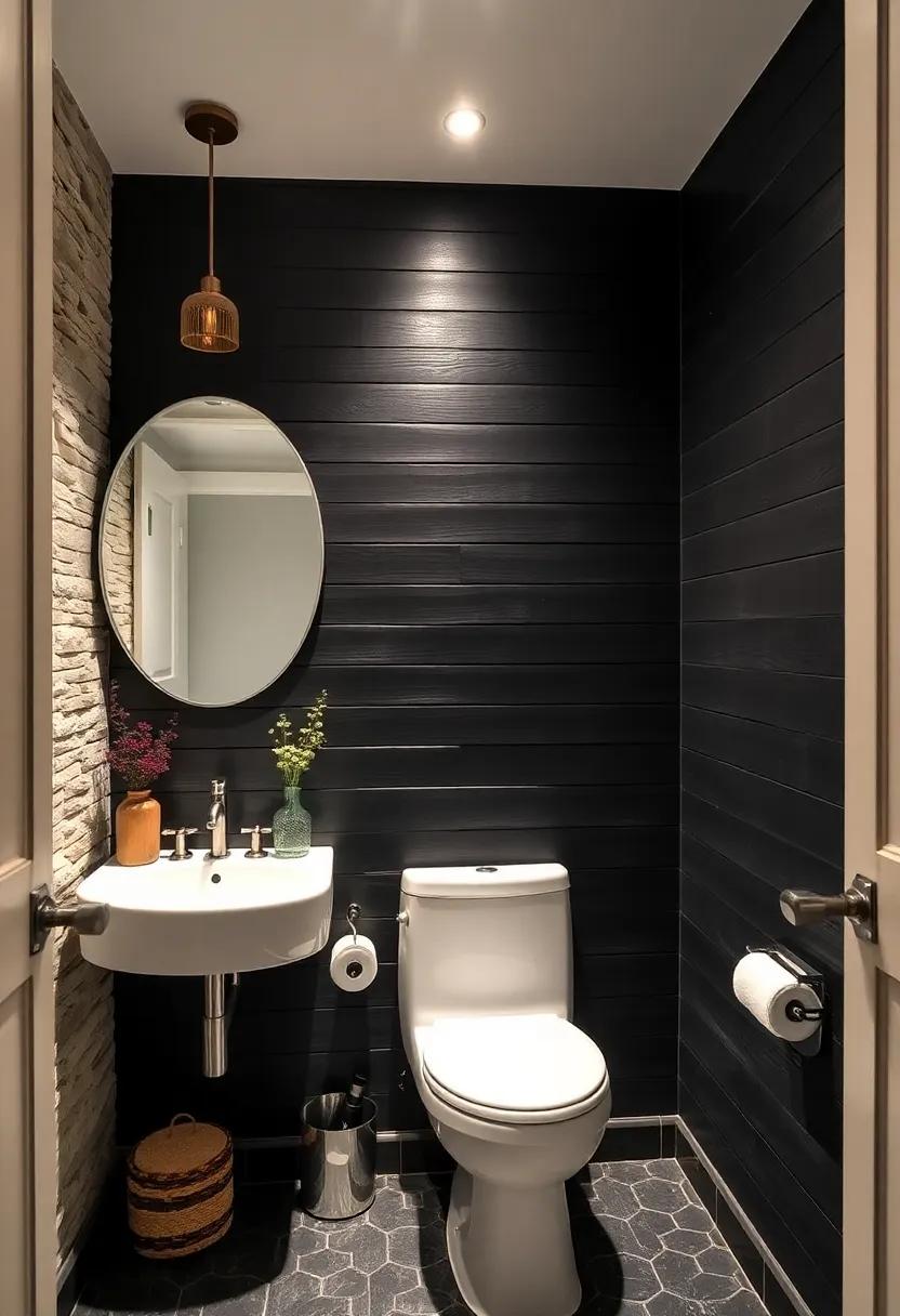 Bold Navy ⁣Blue: Make a ⁤statement with a deep navy blue shiplap wall‌ that pairs beautifully with brass fixtures and white accents for a⁣ sophisticated vibe
