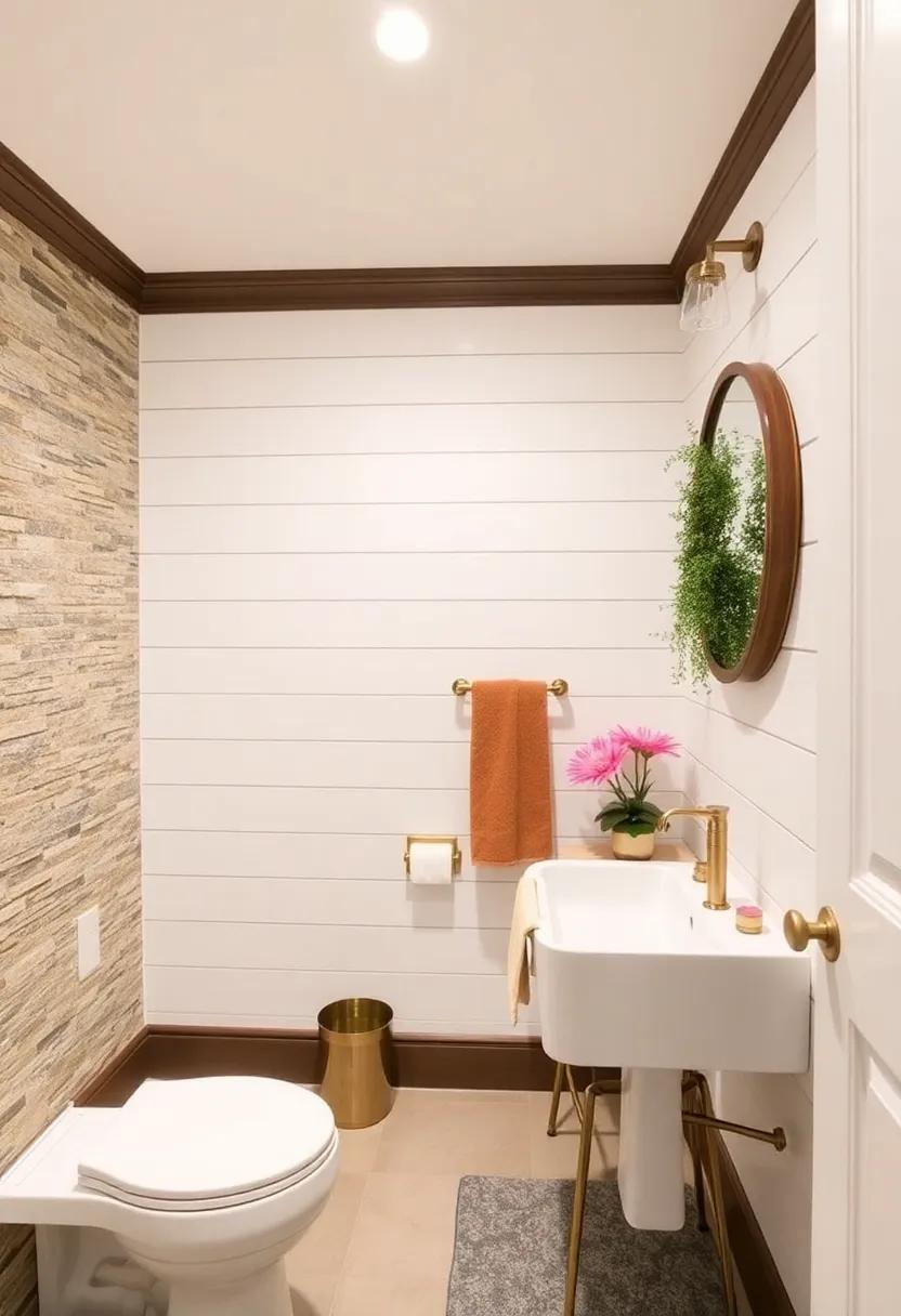 Contrasting Trim: Frame your ⁣shiplap with contrasting moldings to highlight the texture and create visual interest around the edges