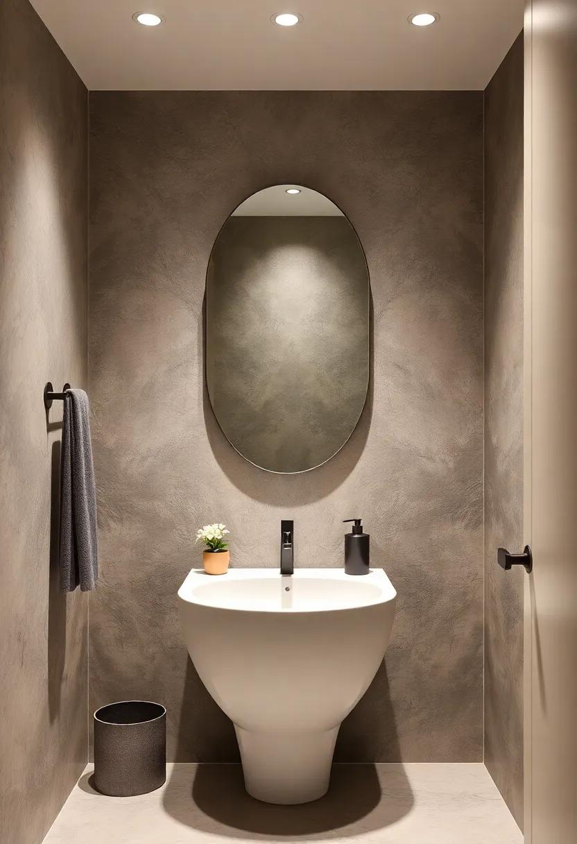 Innovative Faucet Designs That Blend Form and Function in a Stylish Powder Room Setting