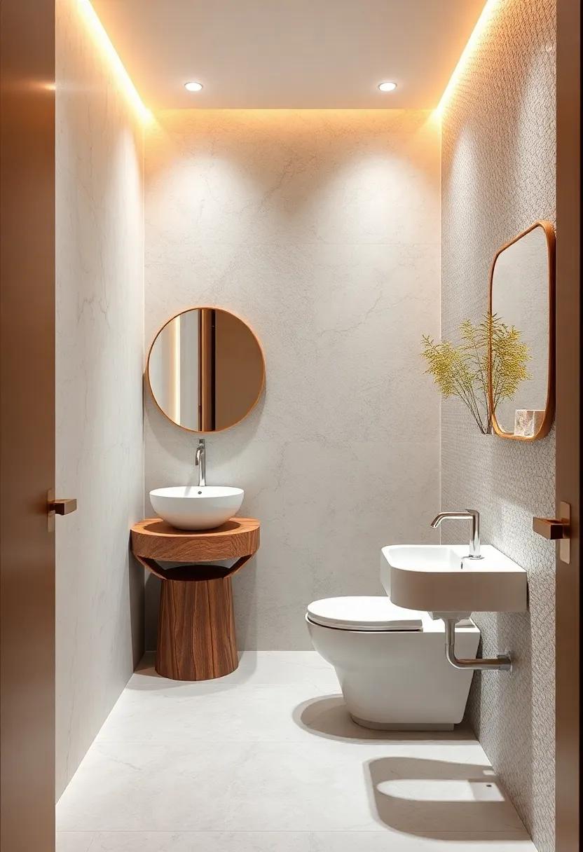 Soft Ambient Lighting Ideas to Create a Warm and Inviting Powder Room Atmosphere