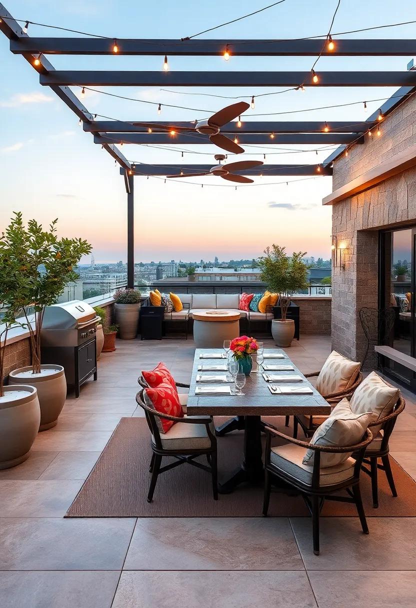 Interactive⁤ Dining: Incorporate elements like a‌ grill or pizza oven, allowing guests ⁢to participate in the ⁢cooking process while ⁢enjoying the view