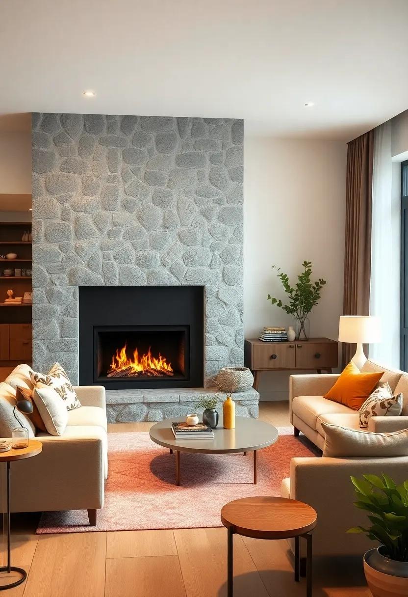 Scandinavian Inspired Fireplaces Integrating Simplicity and Warmth in Living Areas