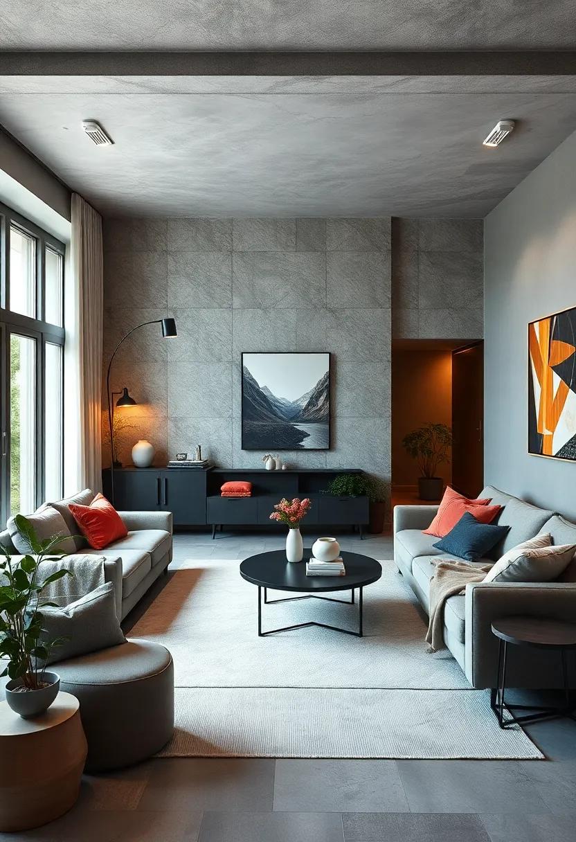 Monochrome Palettes with Occasional Warm Wood Highlights Inspiring Calm and Serenity