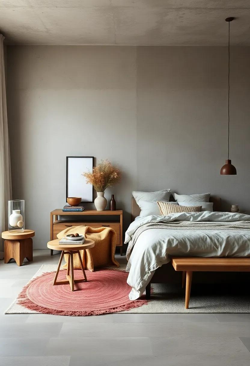 The Meeting of Rough Linen and Smooth Cotton in a Scandinavian Bedcurtain Ensemble