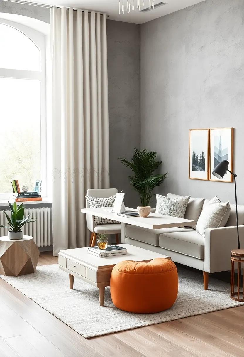 The Beauty of Neutral Palettes: Soft Grays and Muted Tones Creating a Tranquil Work Environment in Nordic Interiors