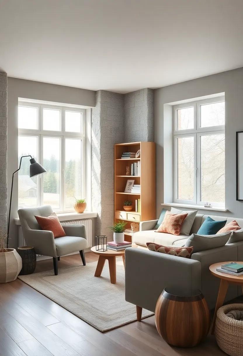 The Charm of Scandinavian Windows Offering Expansive Views and Soft Daylight To Energize the Home Office