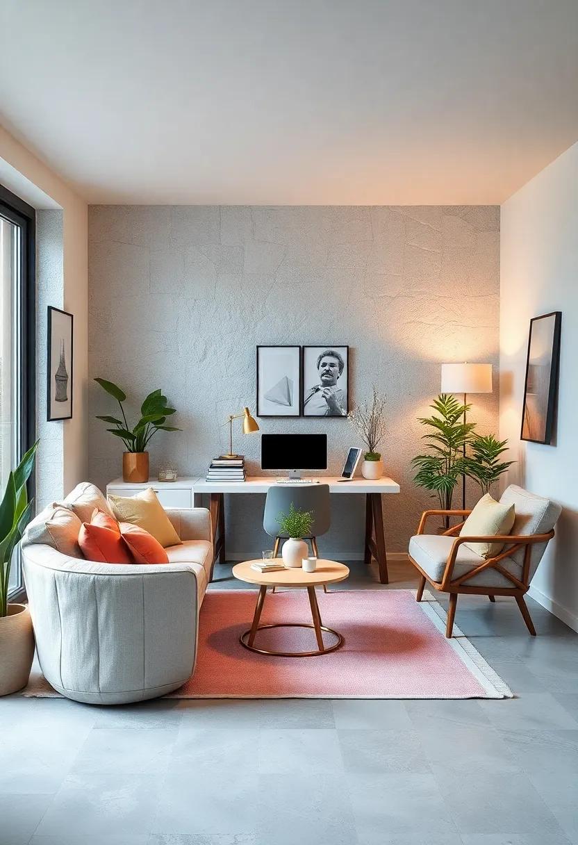 The Subtle Use of Pastels and Muted Color Pops Enhancing Scandinavian Interiors For a Delightful Workspace