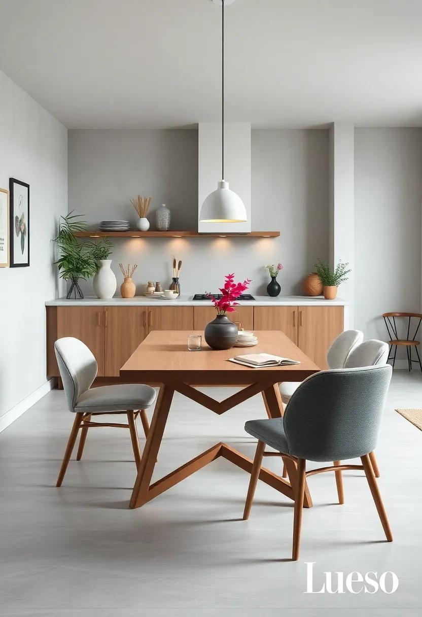 Compact Scandinavian Kitchen Tables Designed for Small Spaces Emphasizing Versatility and Elegance