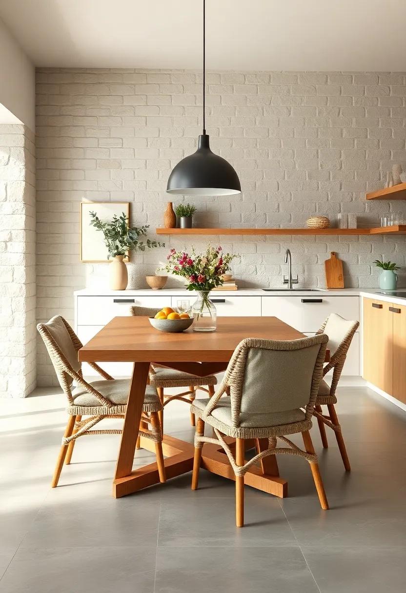 Rustic Charm Meets Modern Simplicity with Handcrafted Scandinavian Chairs Featuring Woven Rope Detailing