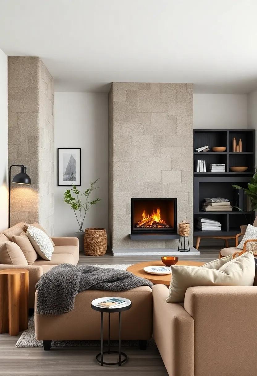 Compact Scandinavian Fireplaces Maximizing Space and Warmth in Small Yet Inviting Living Rooms