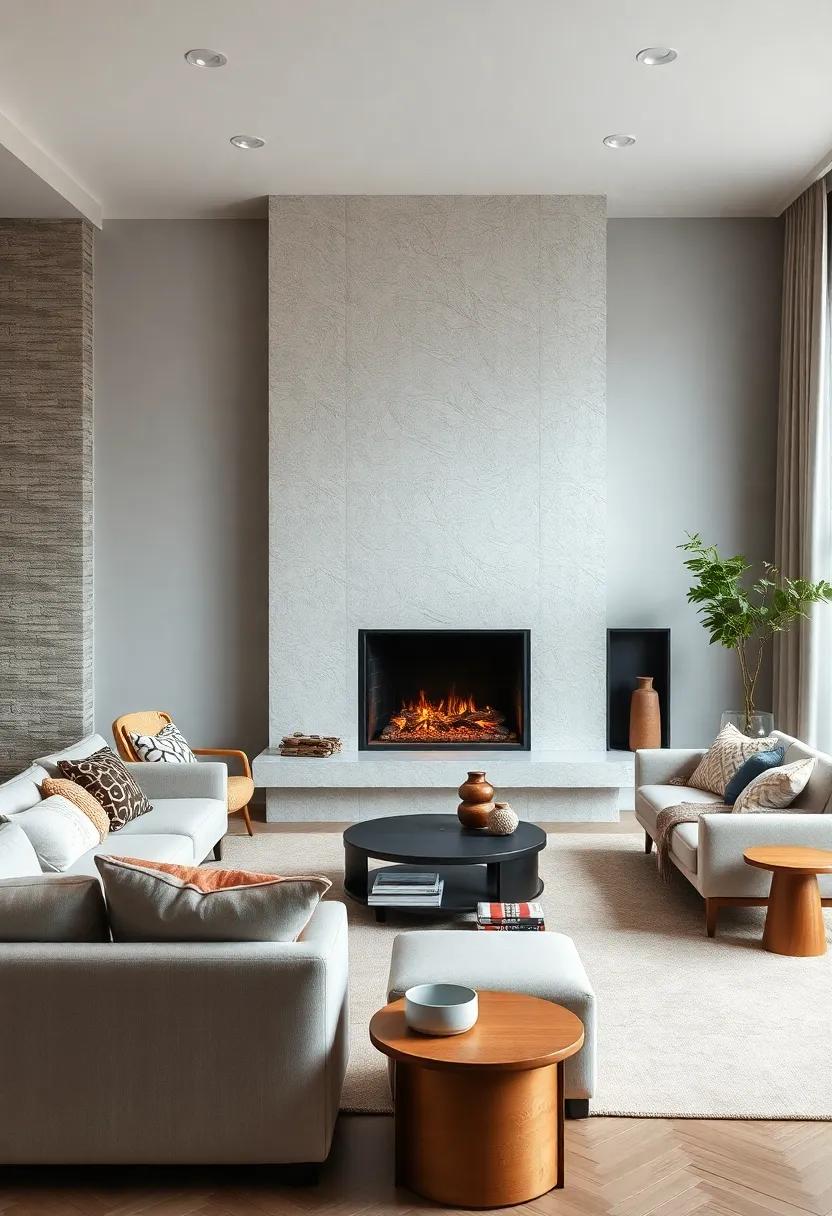 Elegant Fireplaces with Modern Nordic Accents Uniting Comfort And Contemporary Style