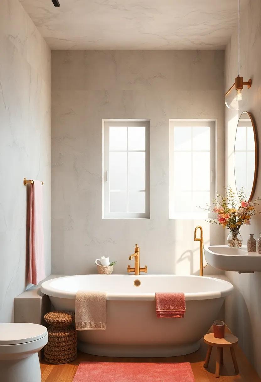 Refreshing Your Bathroom with Soft Pastel Shades and Delicate Floral Accents for a Serene Seasonal Vibe