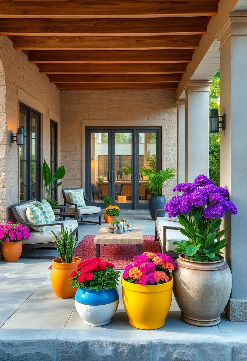 Transform Your Outdoor Space With Vibrant Flower Pot Arrangements That Celebrate Seasonal Blooms In Every Color