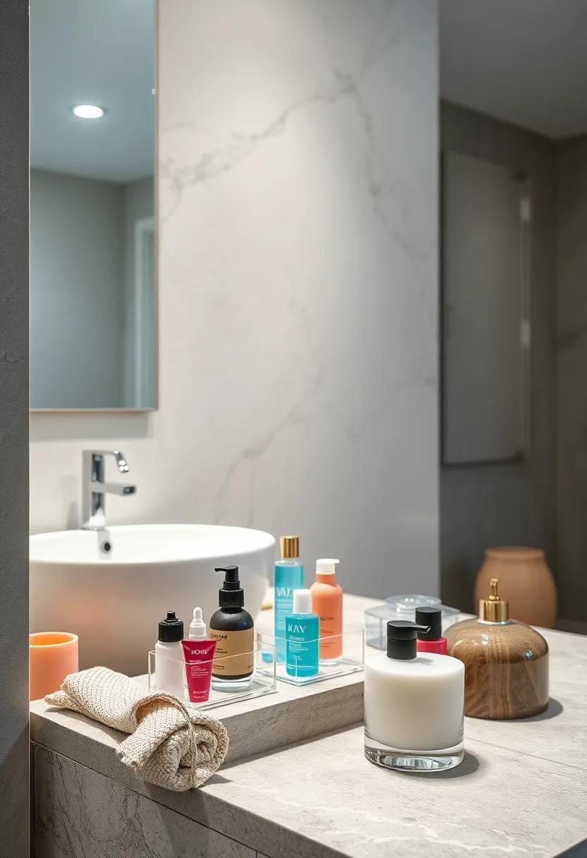 Crystal ​Clear Containers - Organize ⁤beauty ​products in⁢ clear ​containers to showcase​ their colors while keeping everything visible and easy to find