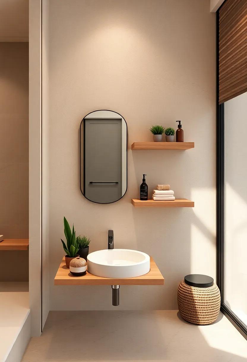 Floating Shelves - Utilize vertical ​space with floating shelves,offering a⁣ stylish ​way to display decor ​and store everyday essentials