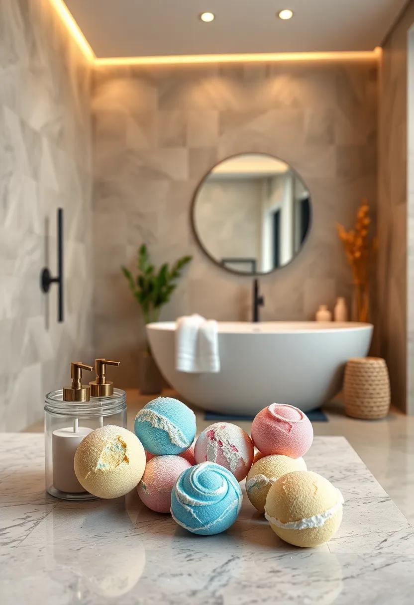 Fun Bath Bombs &⁣ Essentials - ⁣Elevate bath time ⁢with colorful bath bombs​ that enhance relaxation and provide a visual pop for your bathroom