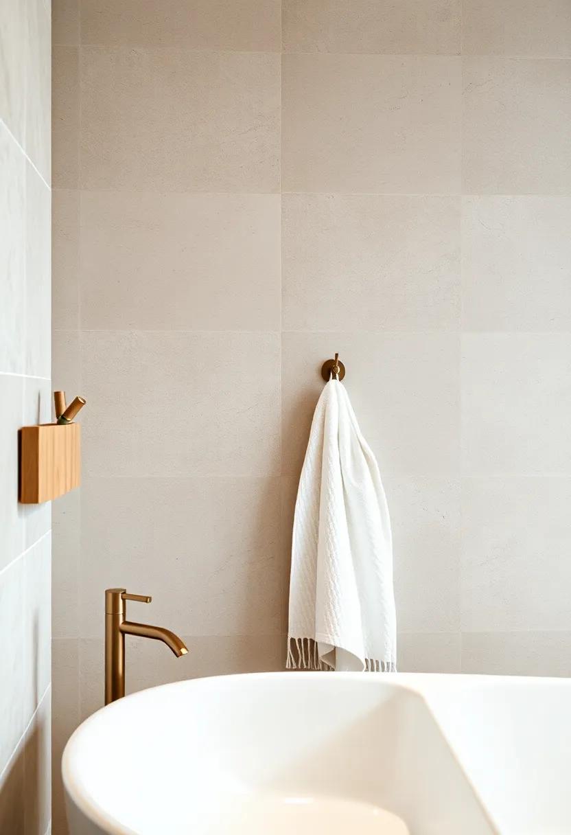 Stylish Towel Hooks - Maximize ‌wall space ⁤with chic towel‌ hooks that add flair and keep your towels within easy ⁤reach