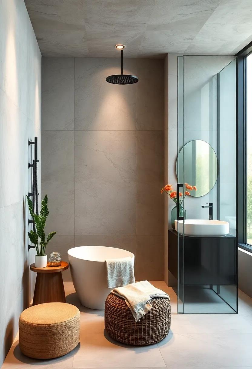 Effortless Elegance Illustrated by Frameless Glass Shower Panels Expanding Visual Space in Compact Bathrooms