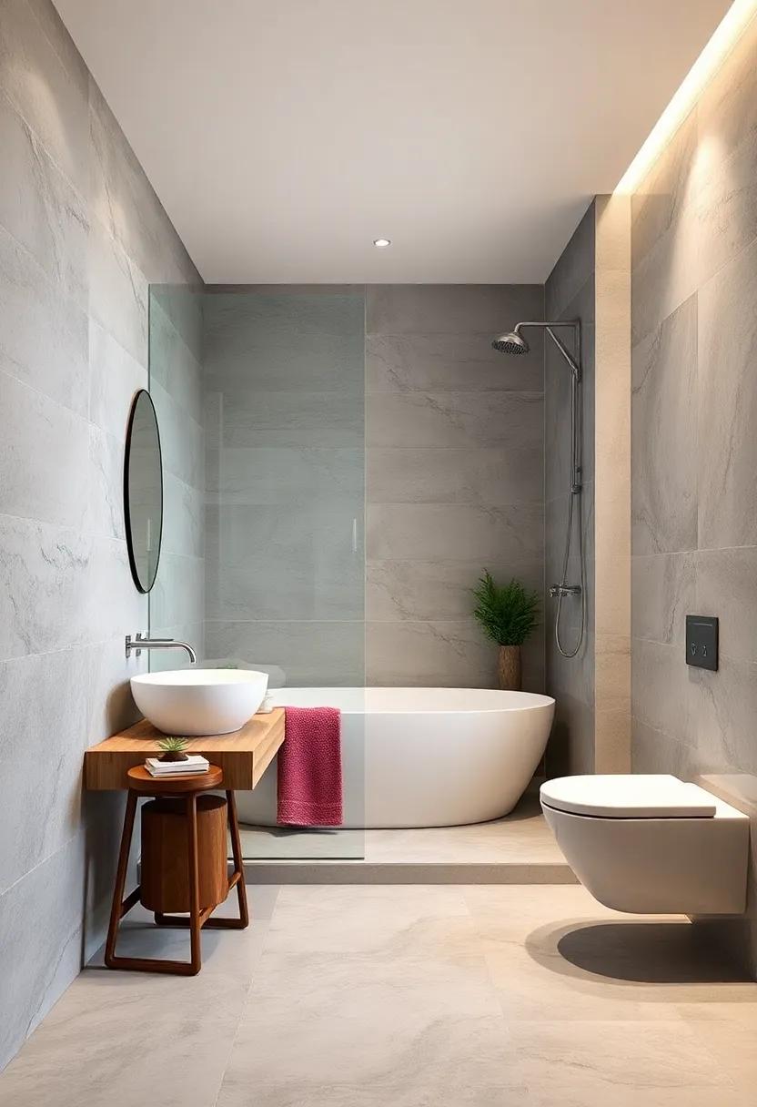 Incorporating Textured Tiles in Open Shower Spaces to Add Depth and Interest Without Overcrowding the Room