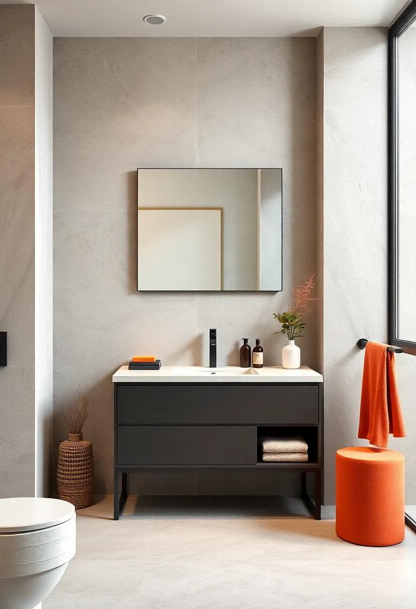 Chic Minimalist Small Bathroom Vanities Blending Sleek Lines With Maximum Storage Efficiency