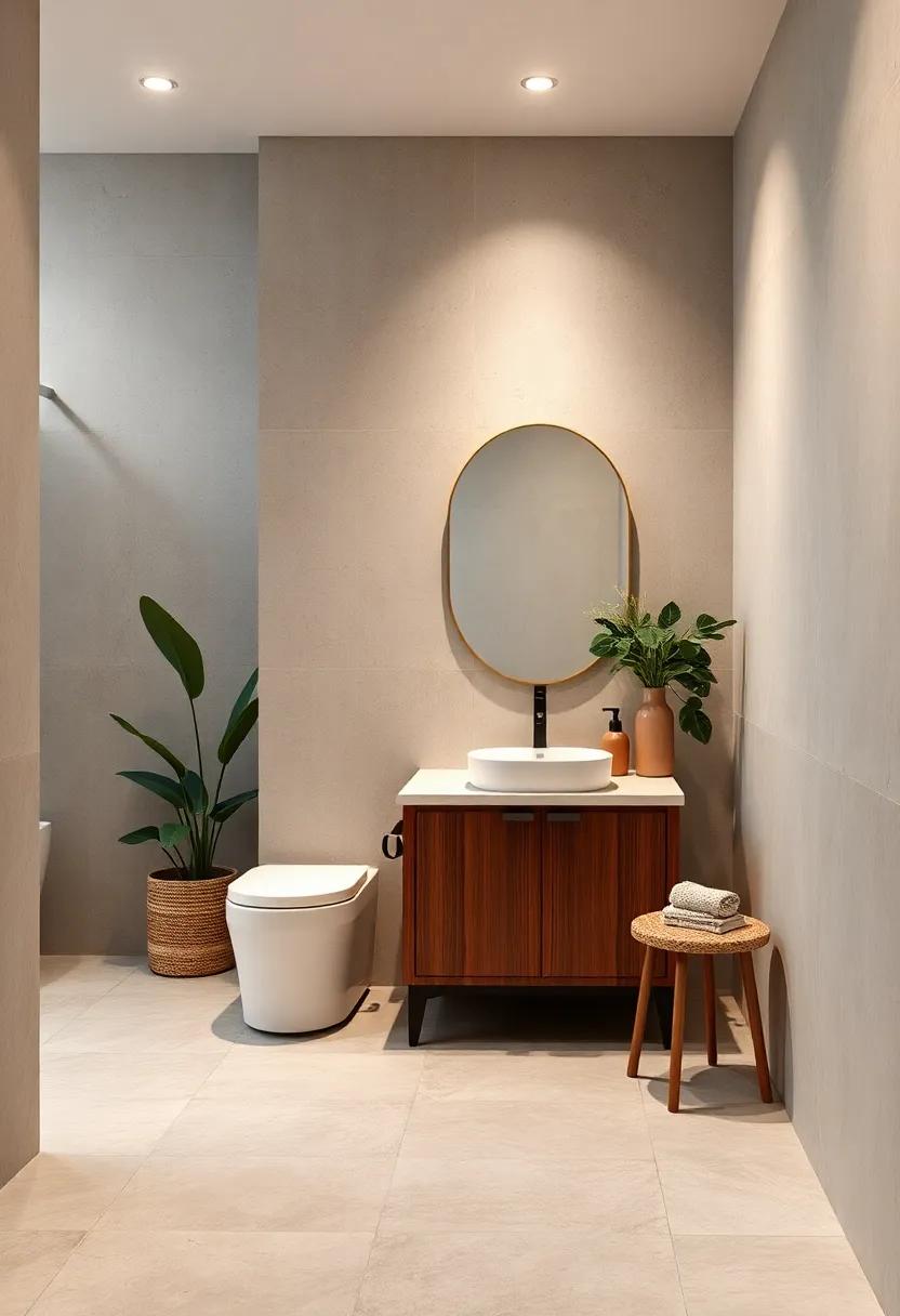 Transitional Styled Small Bathroom Vanities Blending Traditional and Modern Decor Elements