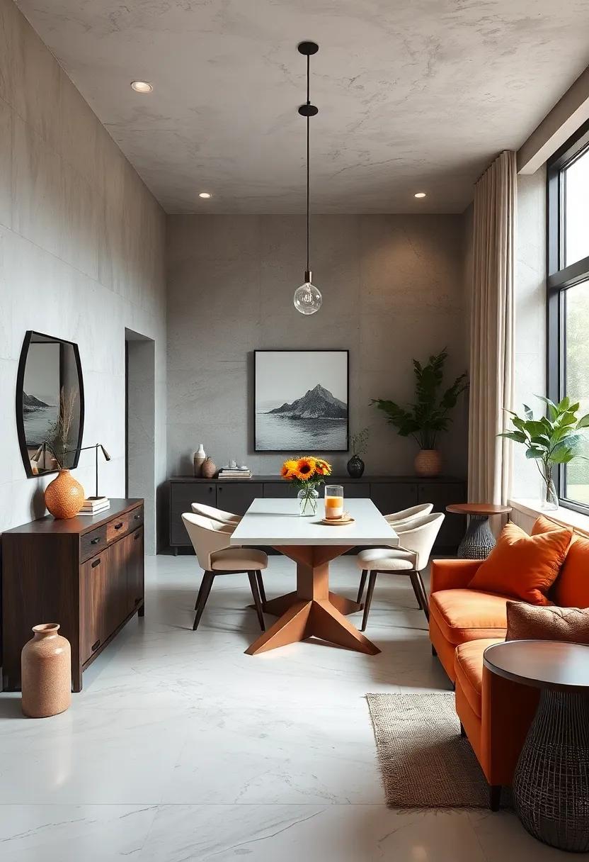 Monochrome Palettes in Confined Dining Areas Creating a Cohesive and Spacious Look