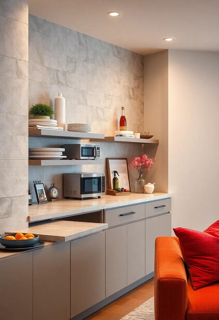 Countertop Appliance Zones with Purpose-Built Shelving and Cord Management for Streamlined Efficiency
