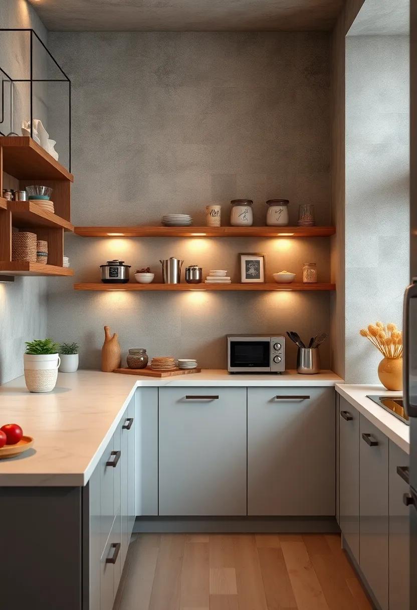 Folding Appliance Storage Shelves That Collapse When Not in Use, Saving Valuable Kitchen Space