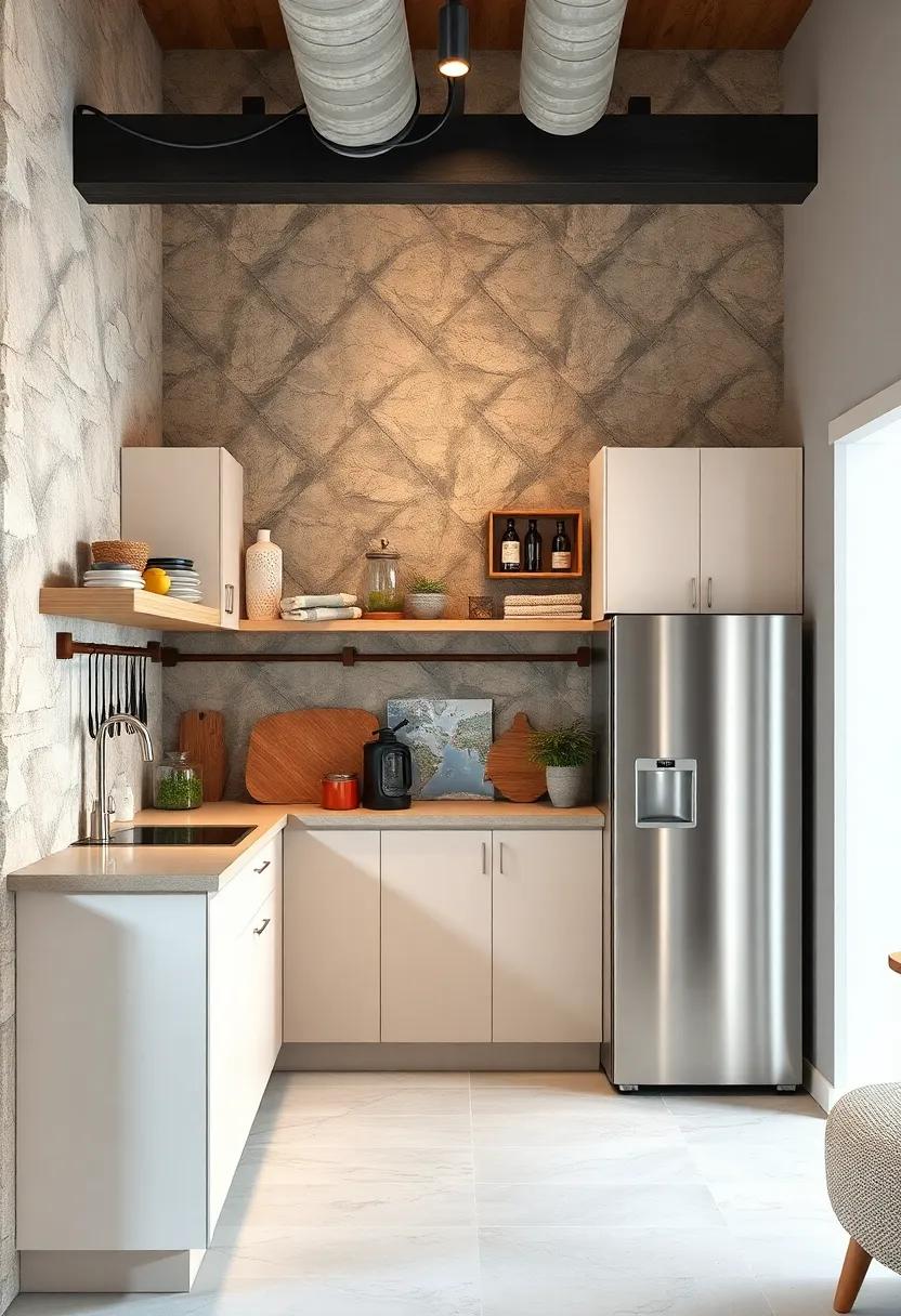 Wall-Mounted Spice Racks and Utensil Holders Optimizing Small Kitchen Efficiency