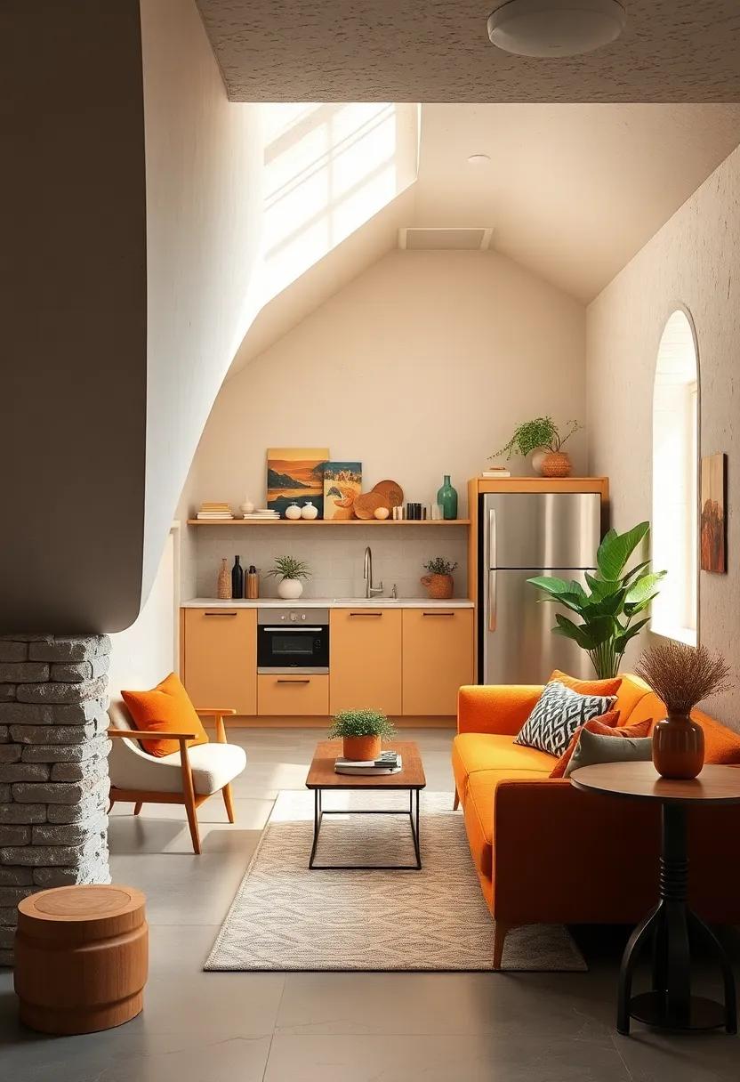 Color Palette Strategies to Brighten and Expand Small Kitchen Areas Under Stairs