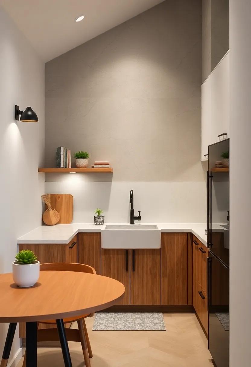 Compact Sink and Faucet Combinations Designed for Tight Under Stairs Kitchens