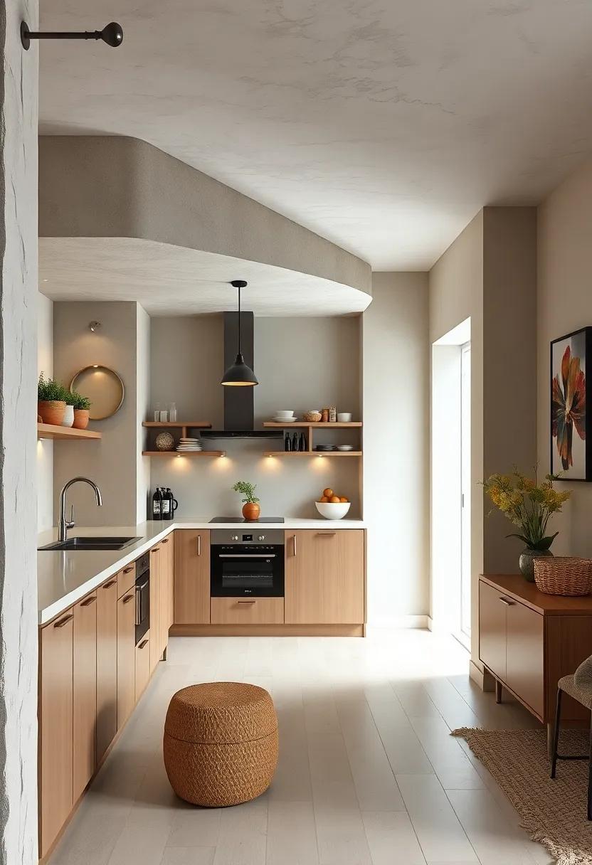 Closed Storage Compartments That Keep Small Kitchens Clean and Organized Under Stairs