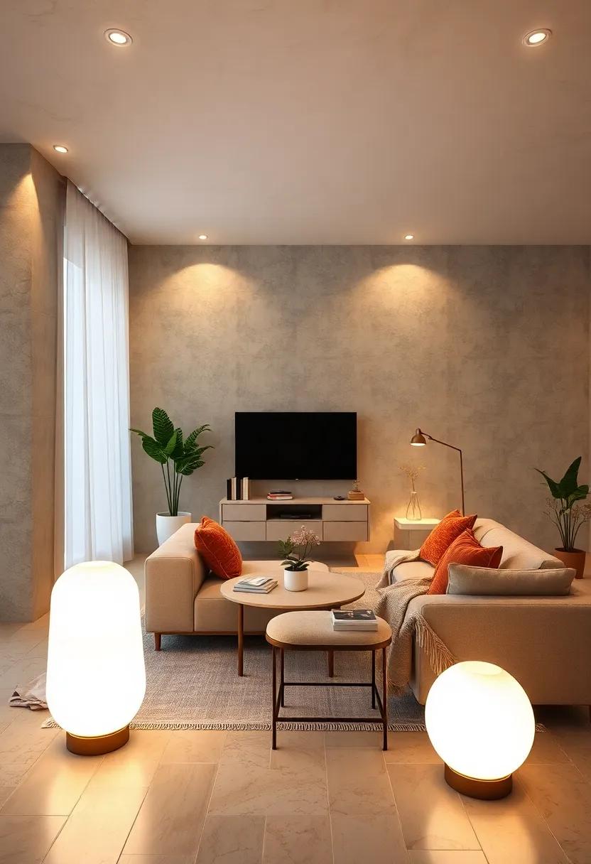 Soft Glowing Floor Lamps That Complement Open Floor Plans and Simple Decor