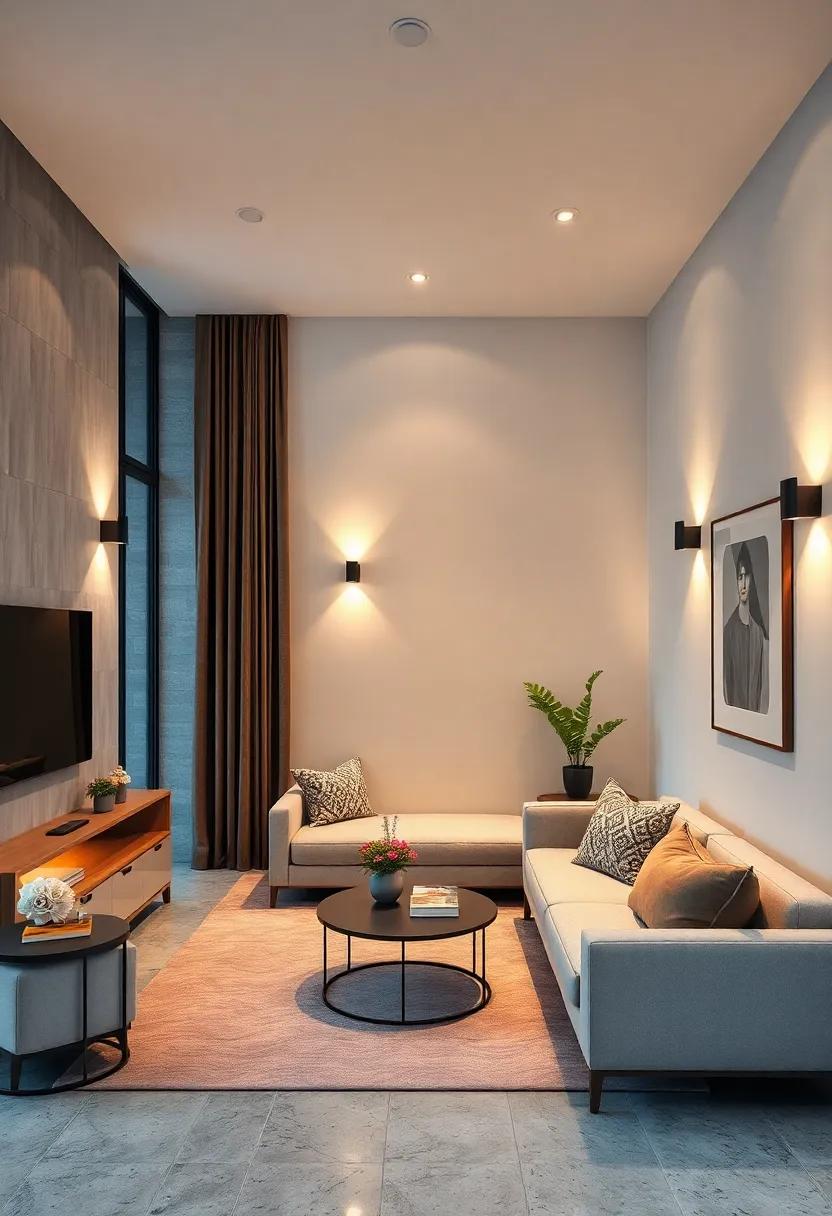 Strategic Placement of Wall Sconces to Maximize Vertical Space and Add Subtle Illumination