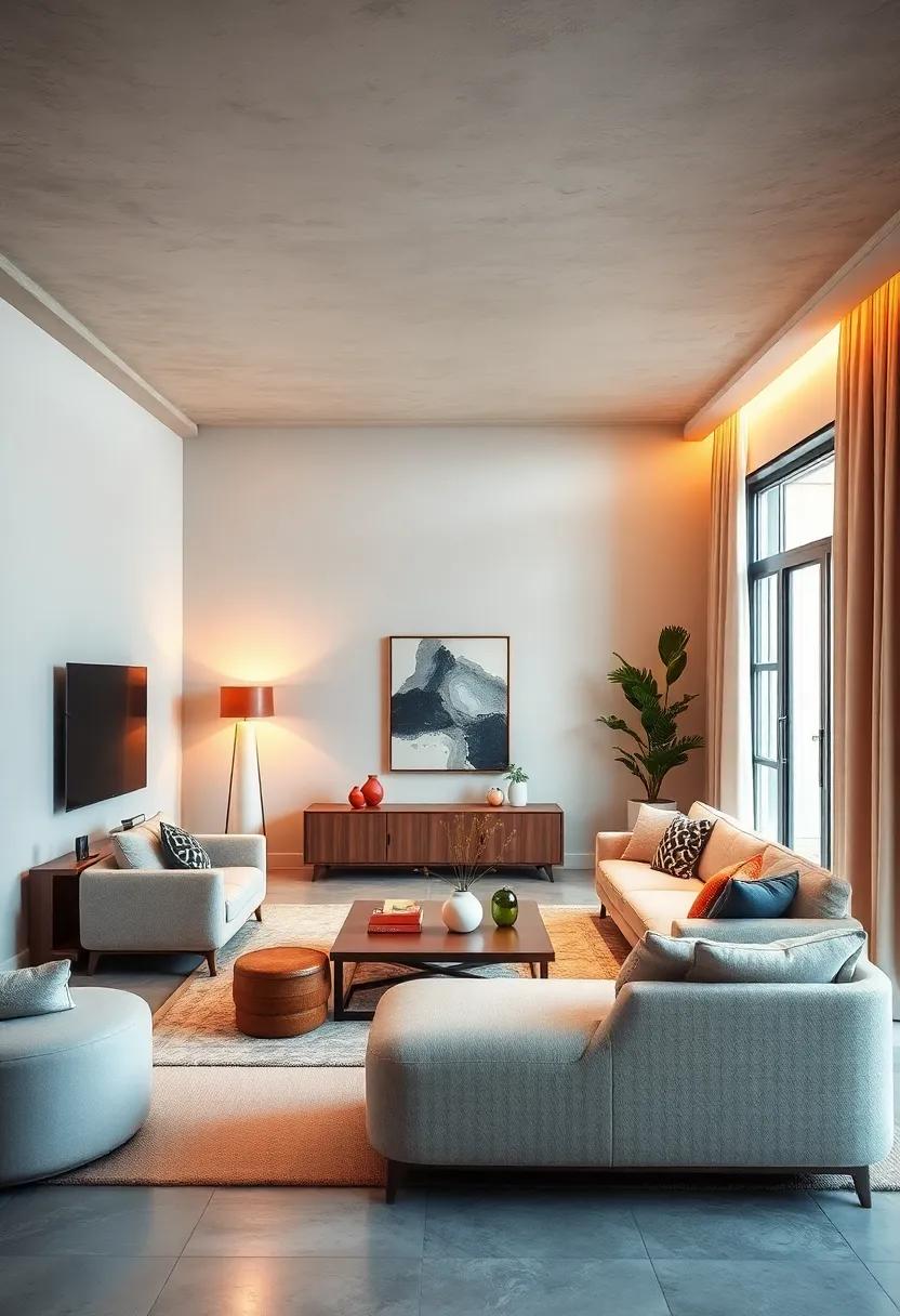 Balancing Warm and Cool Light Tones to Create a Cozy Yet Open Atmosphere