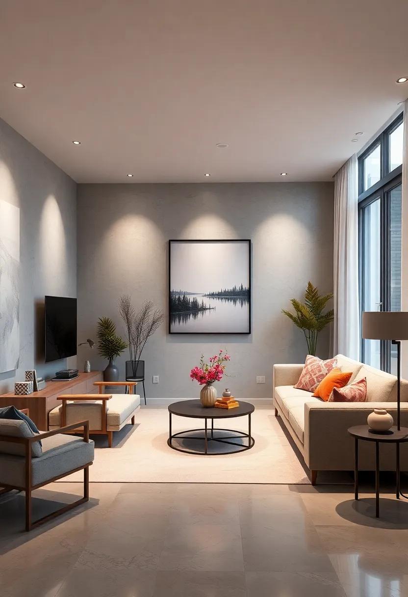 Using Spotlights to Highlight Art or Key Decor Elements Without Overpowering the Room