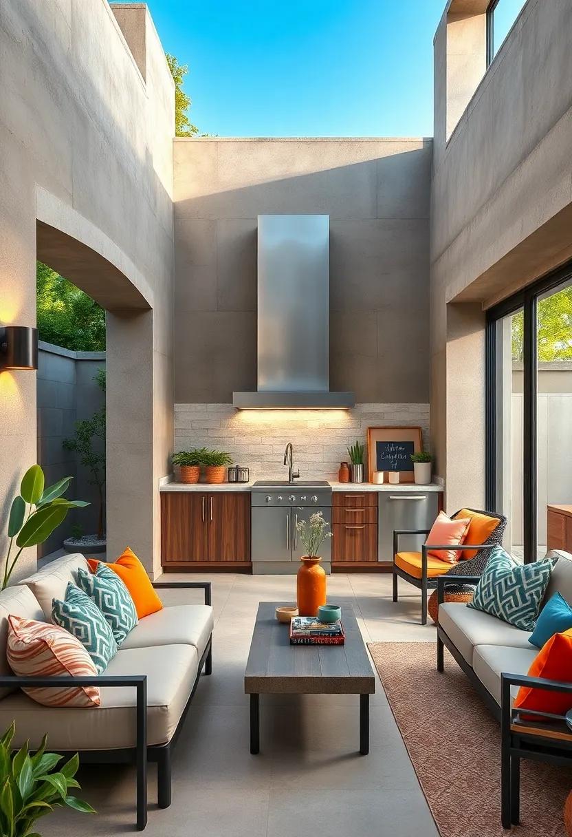 Incorporating Subtle Privacy Screens That Shield Small Outdoor Kitchens Without Closing Off Space