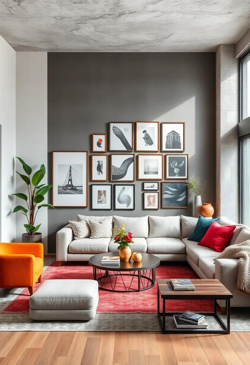 Create an Inspirational Wall: Designate a space⁢ for art or ⁣photographs that inspire‌ you, ​utilizing⁣ wall space without requiring additional furniture