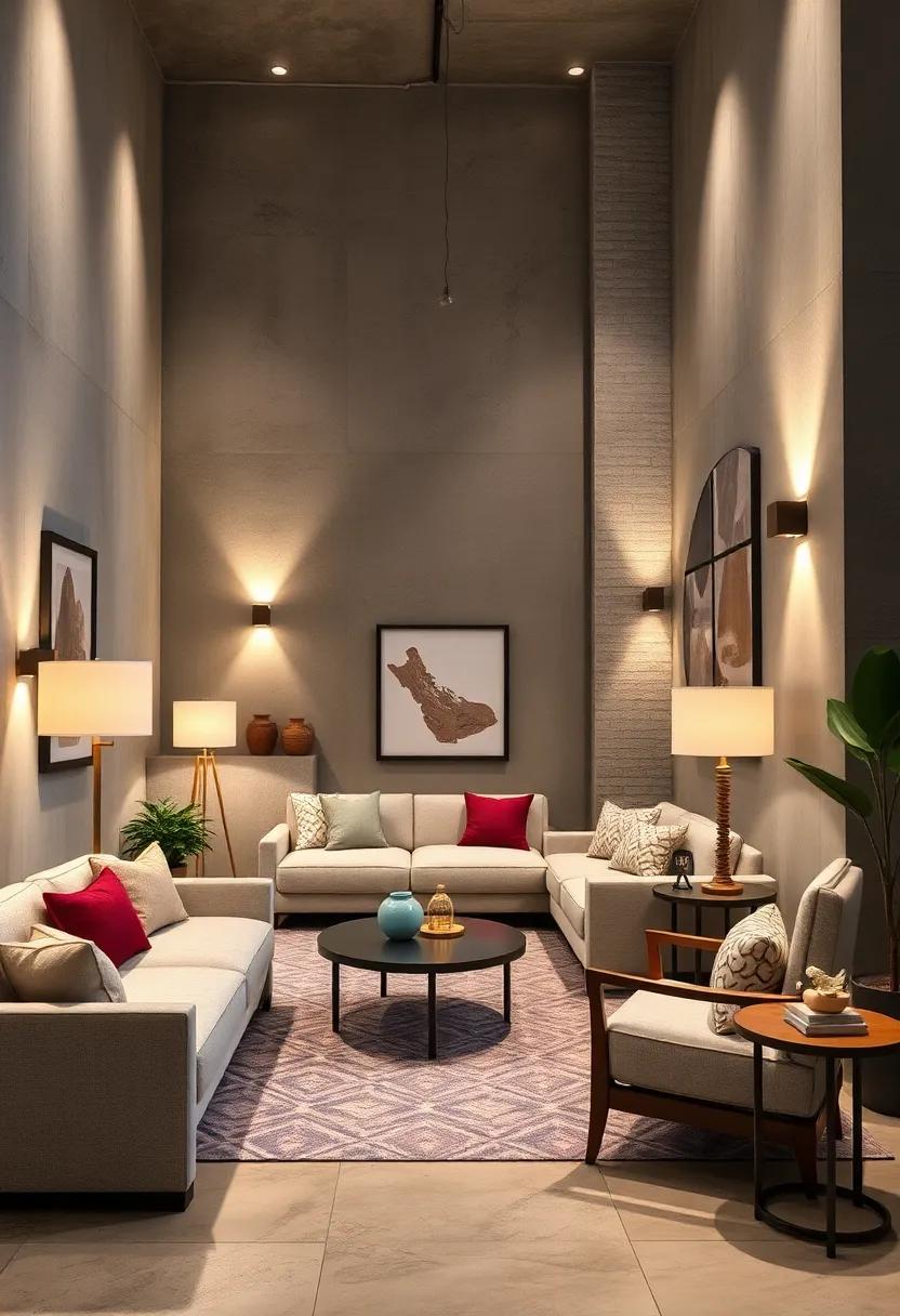 Layer Lighting: use a mix of floor ⁤lamps, table lamps,‍ and wall⁢ sconces to create depth and make a small space⁤ feel larger and more inviting