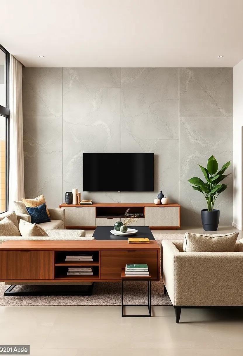 Stow Away Electronics:⁤ Choose a media console with​ hidden compartments to keep cables⁤ and devices out ⁣of sight and clutter-free